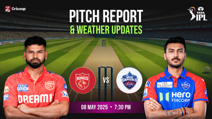 PBKS vs DC Pitch Weather Report 