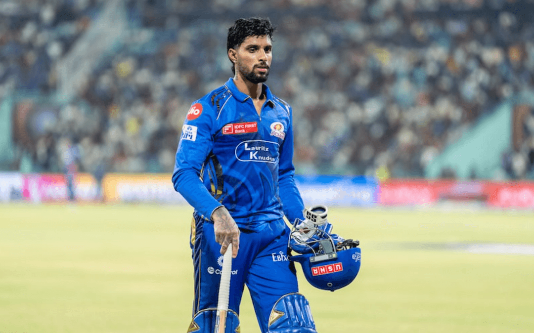 Tilak varma retired out