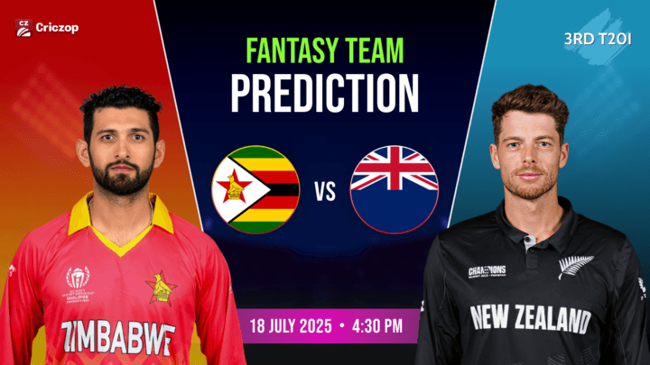 Zimbabwe vs. New Zealand 3rd T20I Dream11 Team Prediction: Zimbabwe T20I Tri Series 2025