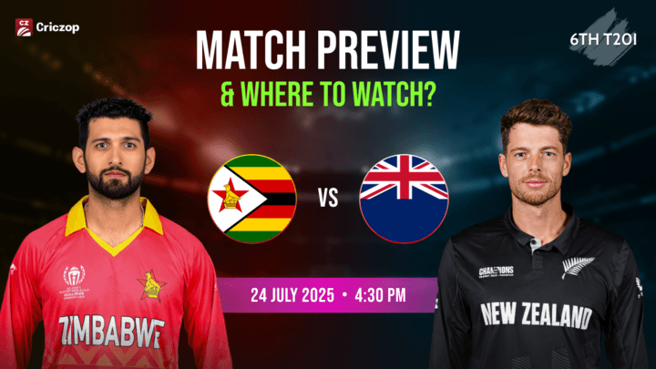 Zimbabwe T20I Tri-Series 2025 - ZIM vs NZ: Match Preview